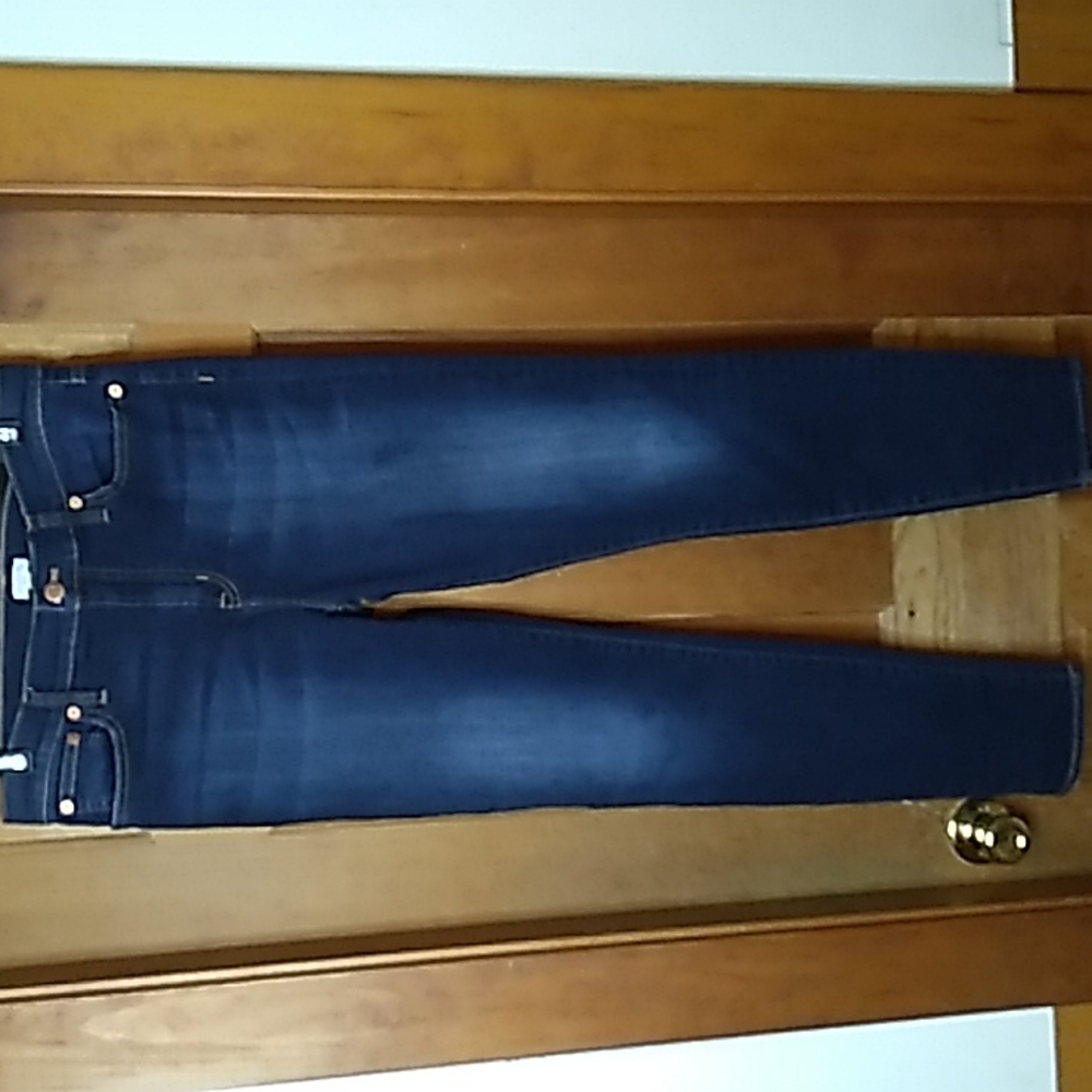 J Crew Stretch Dark Wash Skinny Jean Size 30